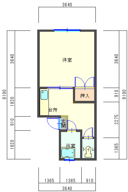 泉プリンスコートC棟の間取り