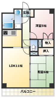 【間取り】 | スカイビュウ11