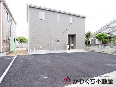 【外観】 | Cradle garden　国見町藤田　第３　１号棟 | JR東北本線【藤田】駅まで徒歩14分！小学校、中学校エリアです◎
