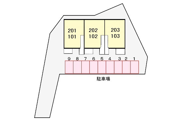 ポップス・Ｆの区画図