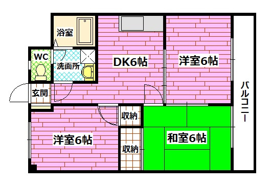 コーポ伊藤の間取り