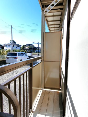 メゾン田中Cのバルコニー