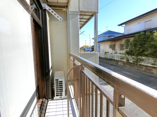 メゾン田中Cのバルコニー