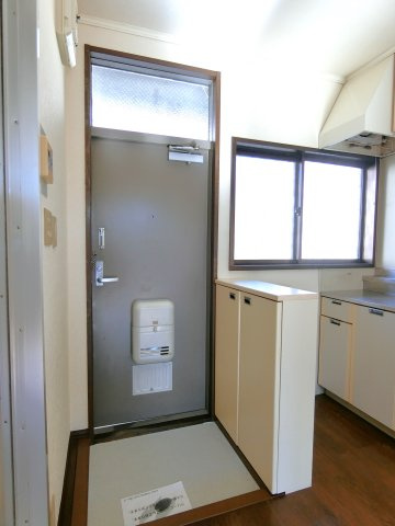 メゾン田中Cの玄関