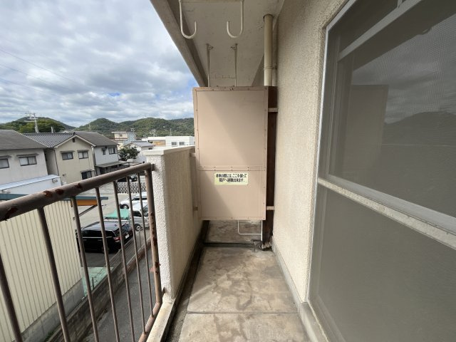 ビラ土山のバルコニー