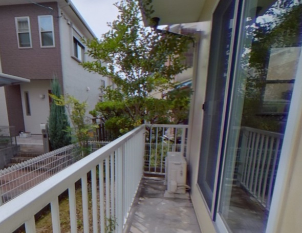 シンフィールドハイツのバルコニー