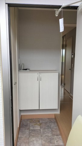 【玄関】 | リエールB　（家賃半額補助対象物件） | 玄関です