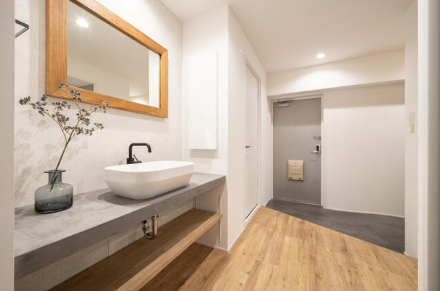 ハイラーク西京極の玄関