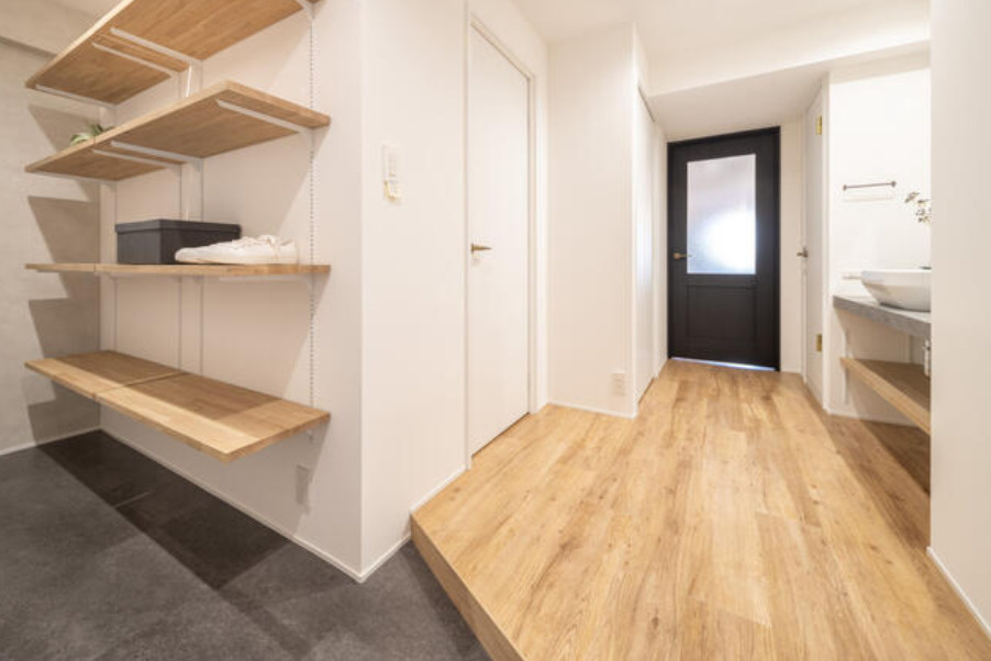 ハイラーク西京極の玄関