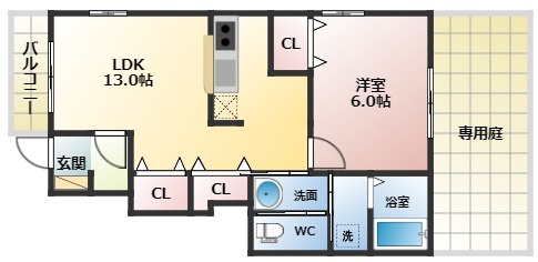 【間取り】 | プリムローズA棟