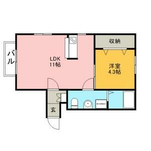 【間取り】 | マーキーズ空港前 | 現況優先。
