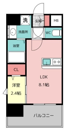 【間取り】 | Modern Palazzo 美野島NEURO | 現況優先。