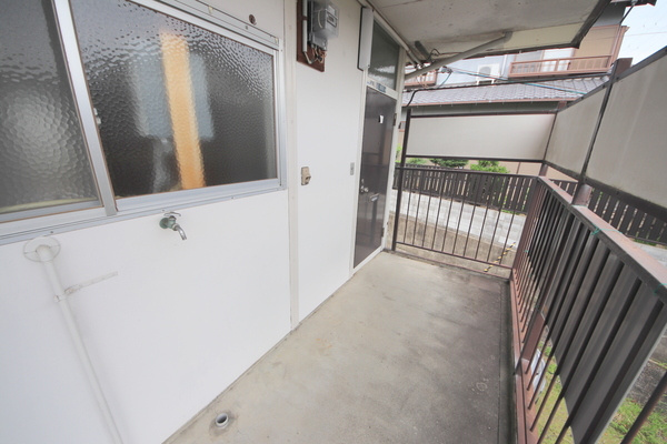 離宮苑のバルコニー