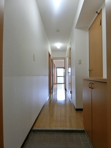 スカイマンションEの玄関