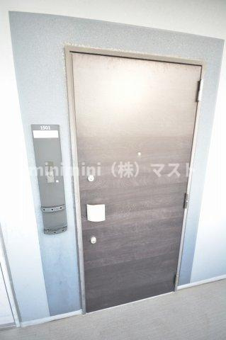 プレサンス難波ヴィータの玄関
