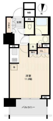 オープンレジデンシアTHEMIDFORTの間取り