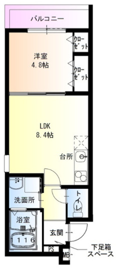 【間取り】 | フジパレス近鉄八尾Ⅰ番館