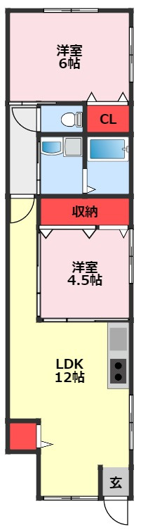 Like高野山C棟の間取り