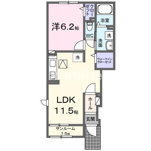 カーサ　雅　Ⅲの間取り|間取図