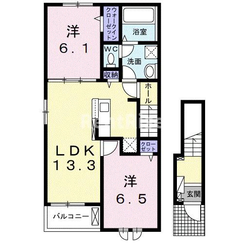 ベルフィオーレの間取り|間取図