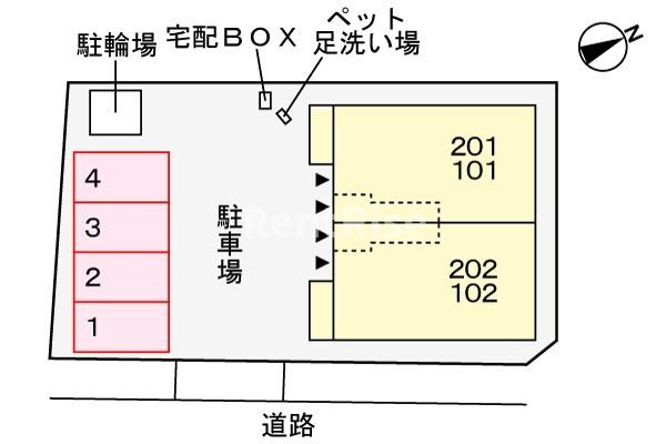 ベルフィオーレの駐車場|駐車場