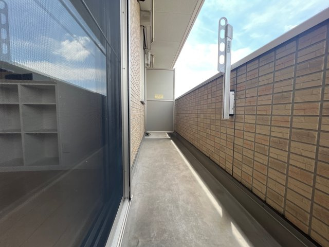 セジュール町坪のバルコニー