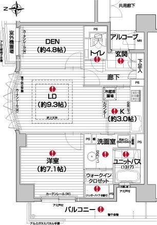 エスリード西本町の間取り