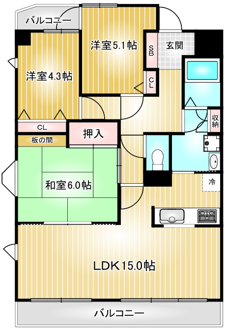 ロジェ千種｜名古屋市の賃貸ならMy賃貸の間取り|ロジェ千種