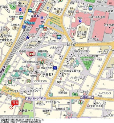 【地図】 | ハイタウン大森ナンバー３