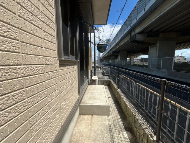 エクセルハイムのバルコニー