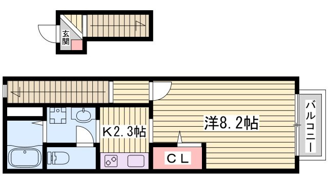 マイルド　マ　メゾンの間取り
