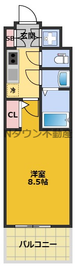 【間取り】 | S-RESIDENCE志賀本通 | 間取りです