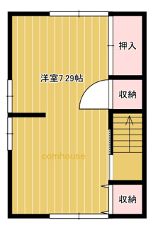 【間取り】 | 野口貸家 | ２F部分