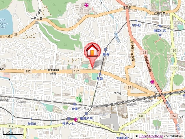 カーサ・フェリーチェ丸太町の地図