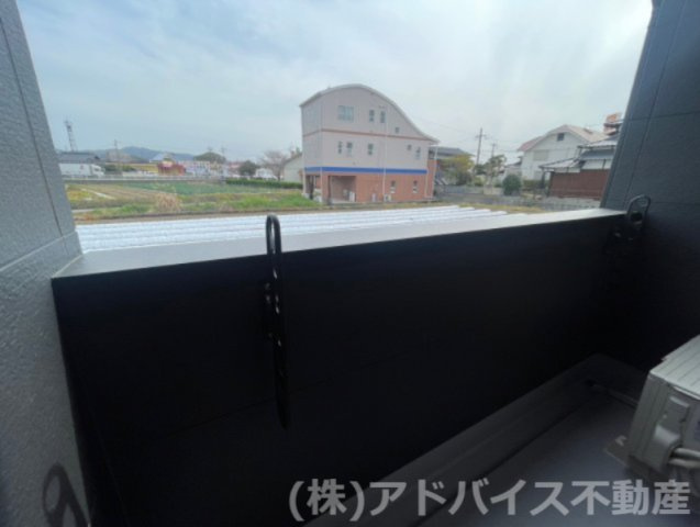 八女市納楚のアパートの展望