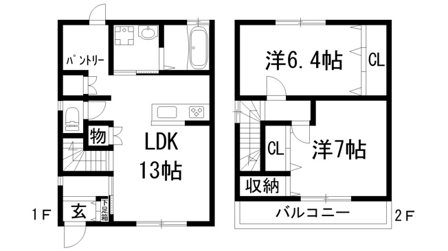 【間取り】 | 牡丹園参番館