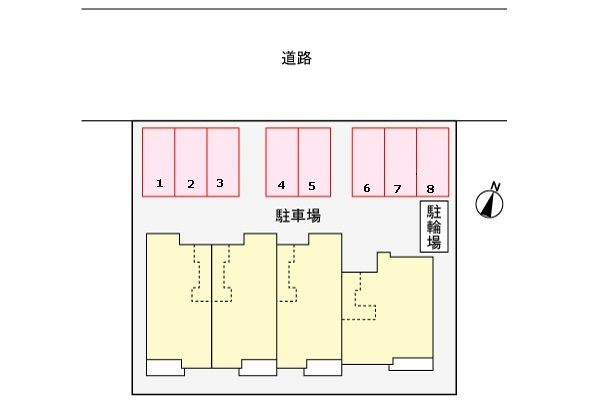 ミルトブリーゼ　　刈谷市近郊の賃貸ならクラスホーム刈谷の駐車場