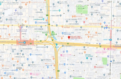【地図】 | プレサンス谷町キャトル