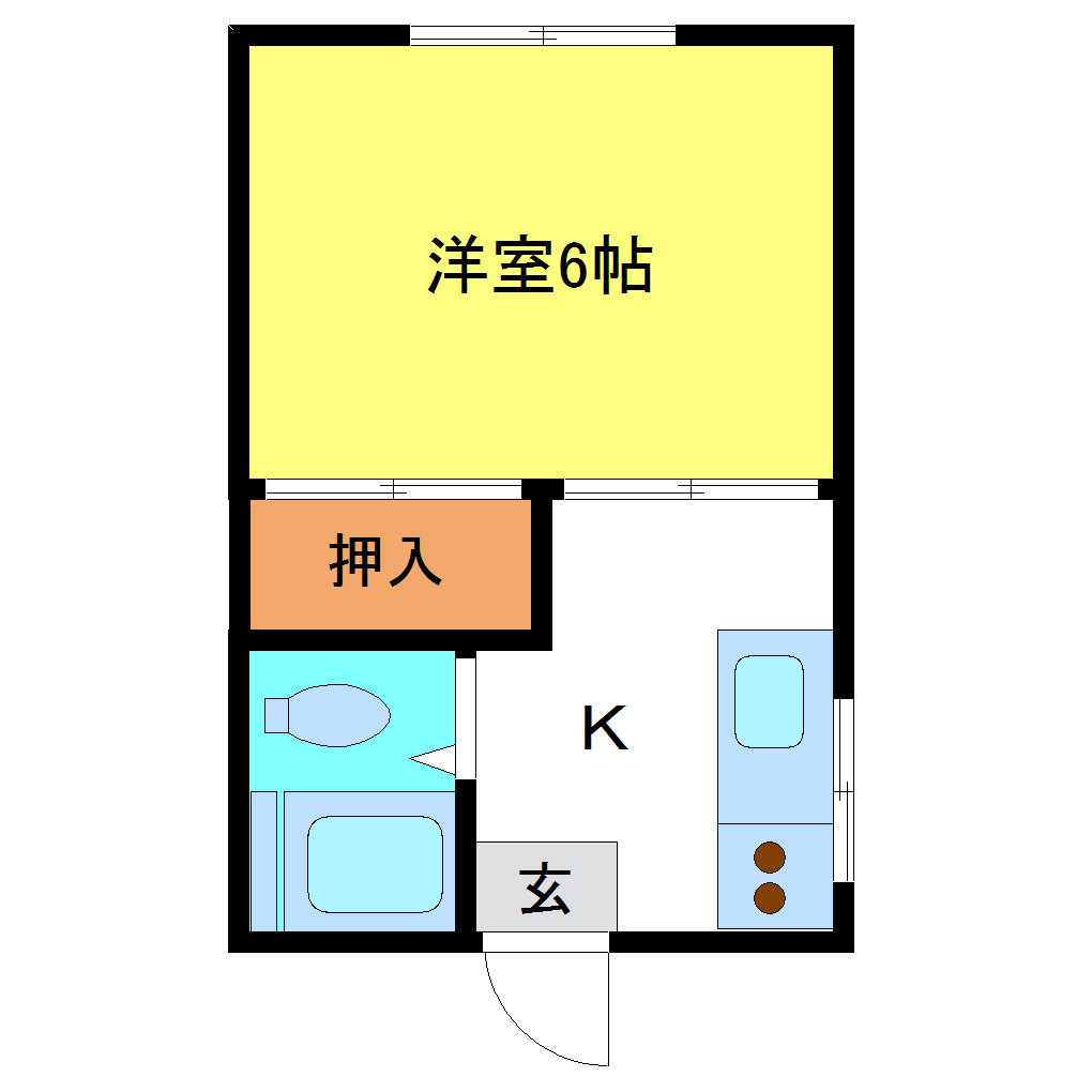 セントラルコーポの間取り