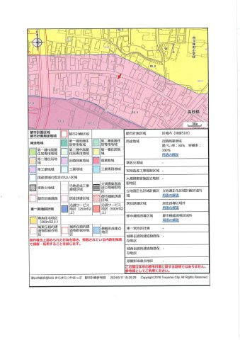 津山市川崎　売土地　58坪の地図