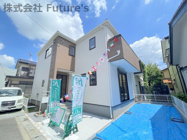 三郷市天神1丁目　新築戸建　全1棟の外観|「新三郷」駅バス9分「ピアラシティ」停歩9分