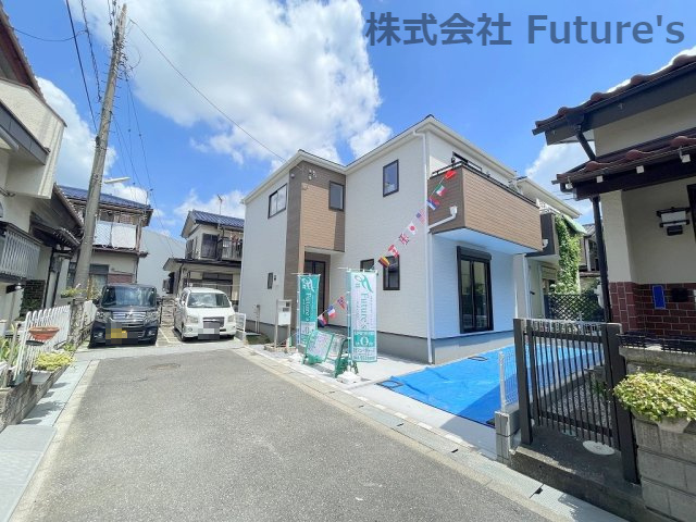 三郷市天神1丁目　新築戸建　全1棟の前面道路含む現地写真|前面道路含む現地写真です。