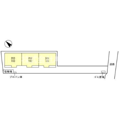 【区画図】 | グランヴェール・Ⅲ