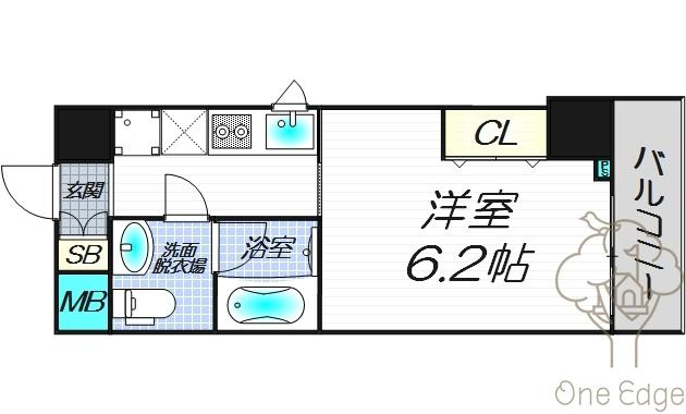AXIS UMEKITAの間取り
