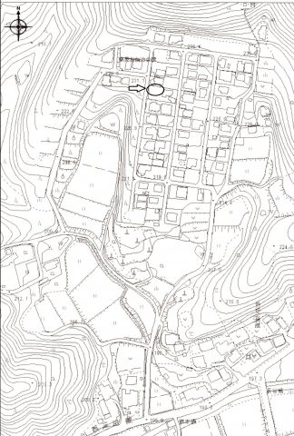 鶴見台住宅１－１３０の区画図