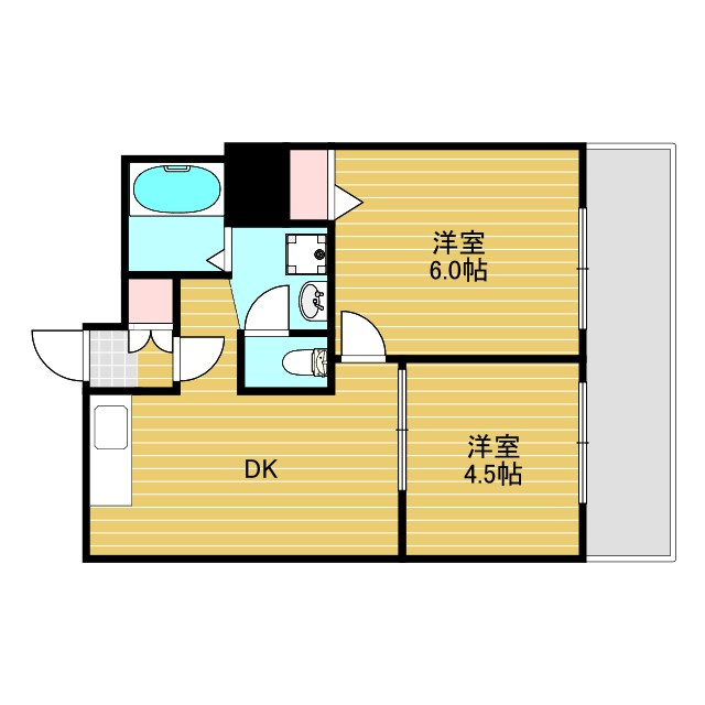 第5田村マンションの間取り