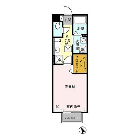 ボン・ヴォヤージュ　Ａ　　刈谷市近郊の賃貸はクラスホーム刈谷店の間取り