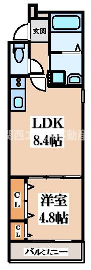 【間取り】 | フジパレス近鉄八尾Ⅰ番館