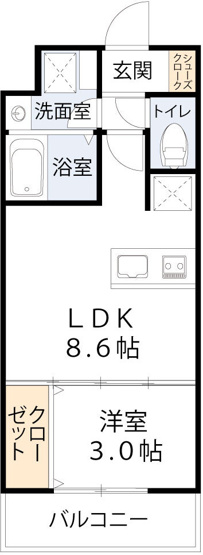 【間取り】 | AILE東中浜