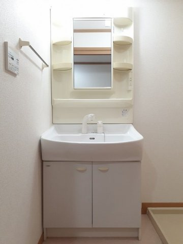 みかんとりんごの洗面所